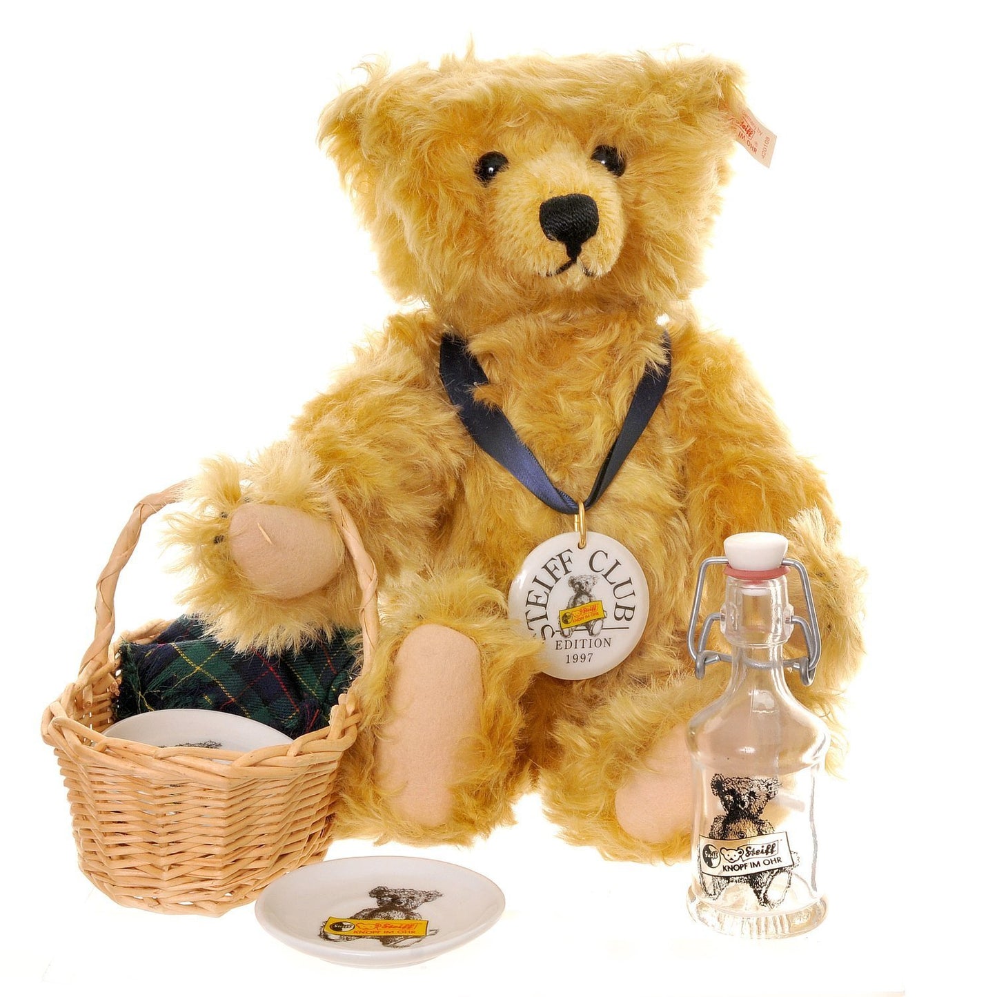 Steiff Picknick Bar Club 1997 LE Mohair Bear #420108 image 6