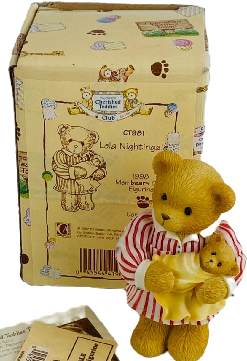 Cherished Teddies Lela Nightingale 1998 Members Only Figurine CT981 image 4