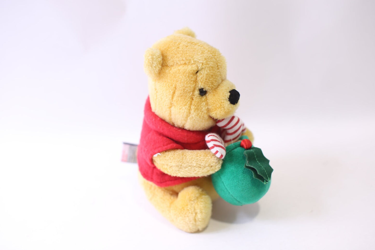 Gund Christmas Plush Pooh with Hunny Pot and Candy Canes 8127 image 1