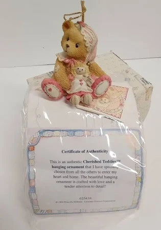 Cherished Teddies Oranment Girl Elf with Doll Hanging Ornament 625434. image 7