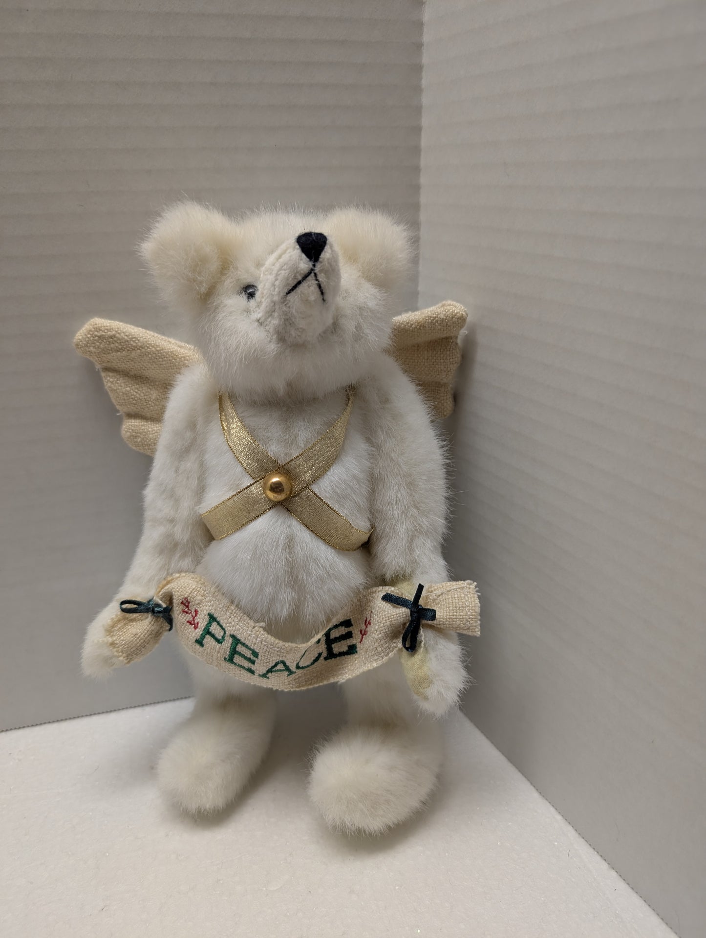 Mary Meyers Green Mountain Bears PEACE Angel Bear image 3