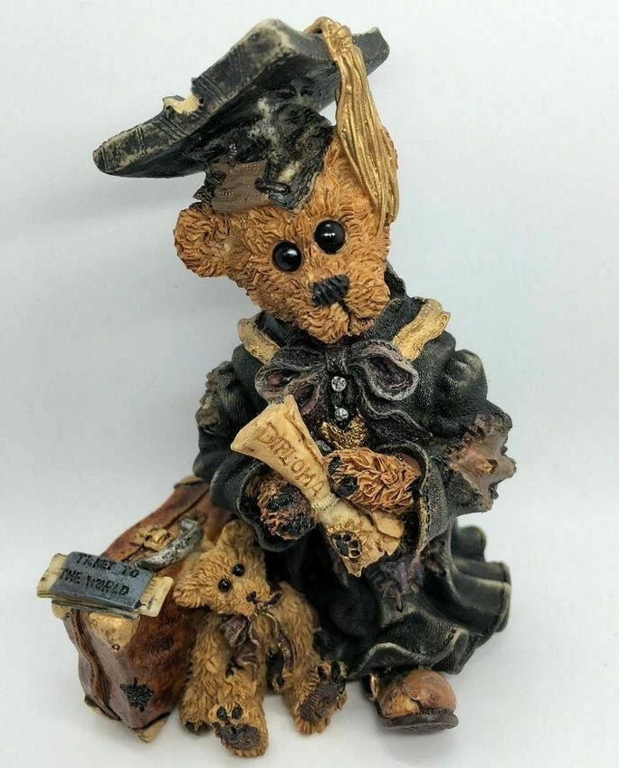 Boyds Bear Resin Edmund The Graduate 22777 No Box image 0