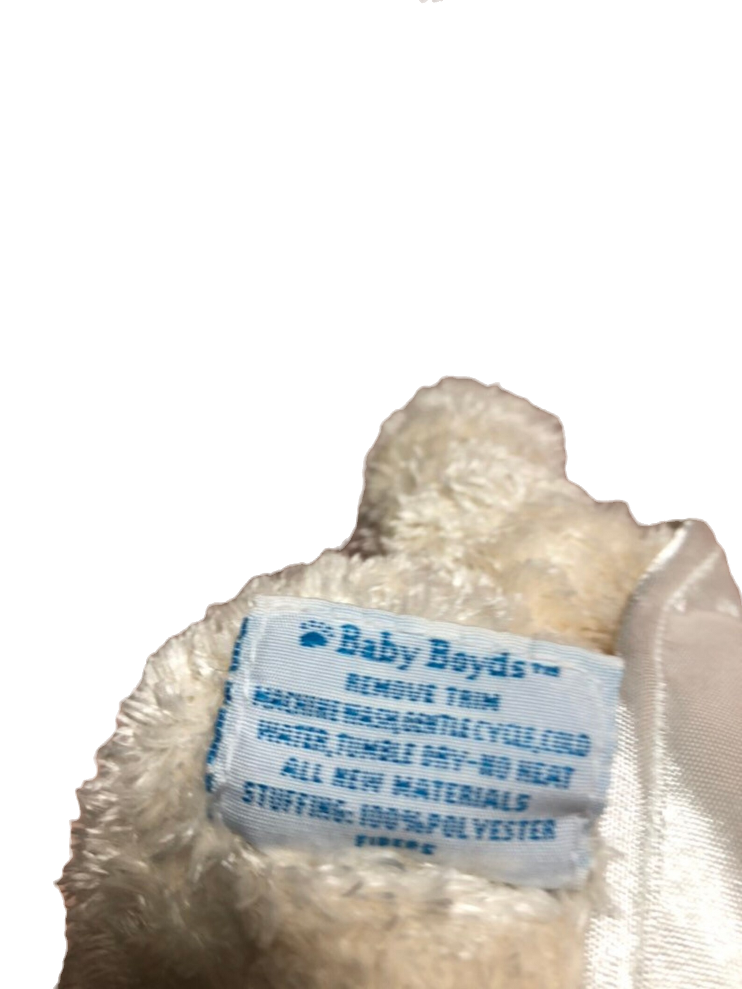 Boyds Bear Plush Baby Bearjoy w bib God Bless Baby 94814 image 3