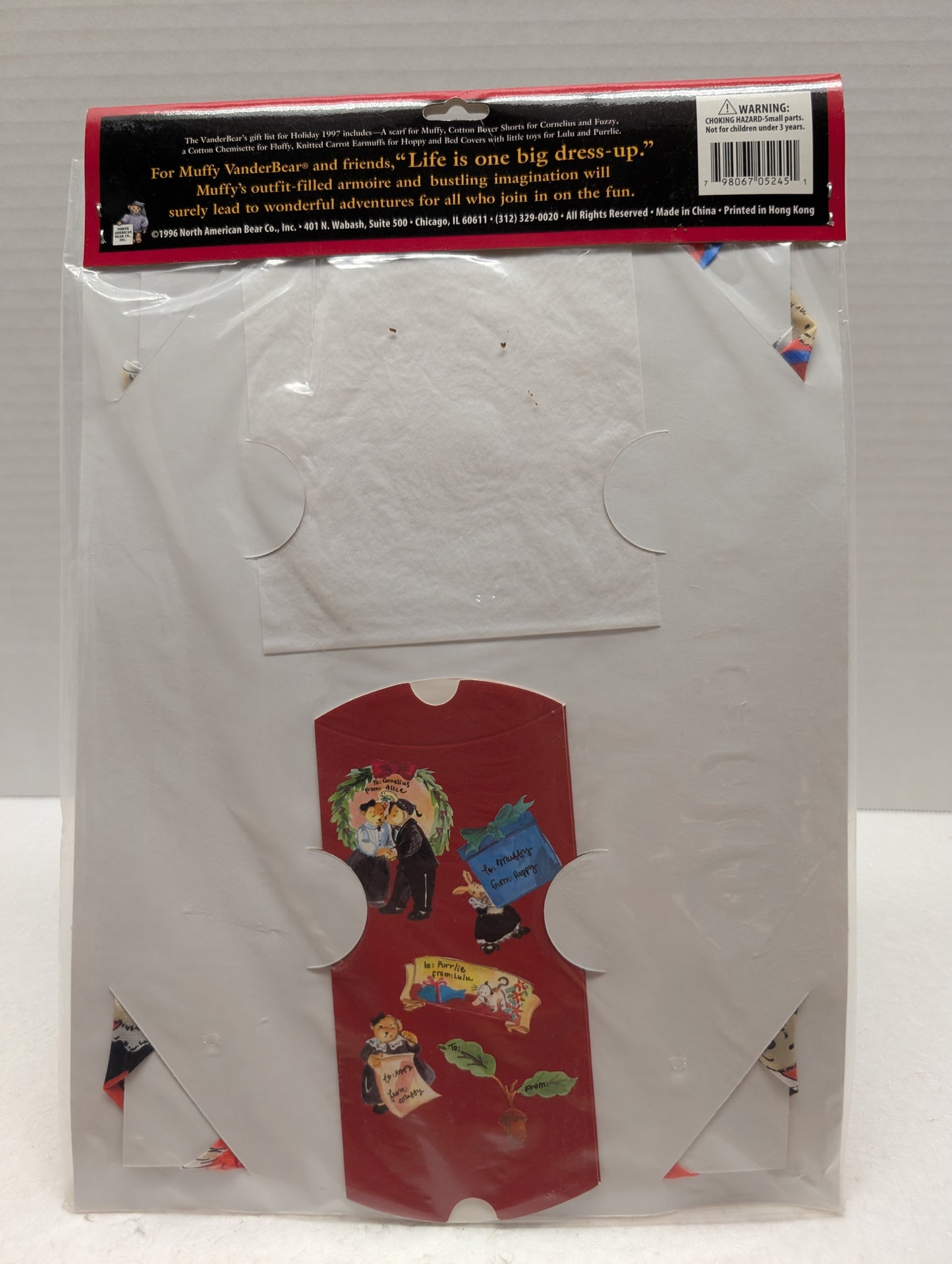 North American VanderBear Gifts Alice100% Silk Scarf 5245 image 2