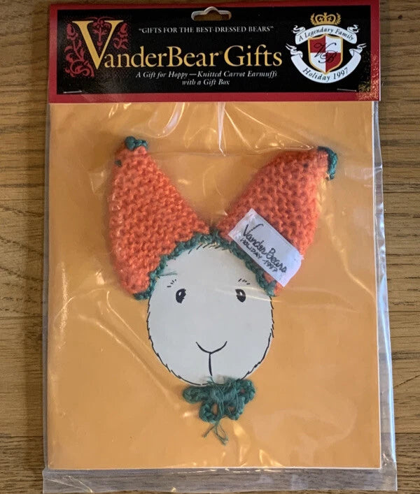 North American VanderBear Gifts Hoppy Knitted Carrot Earmuffs 4490 image 3