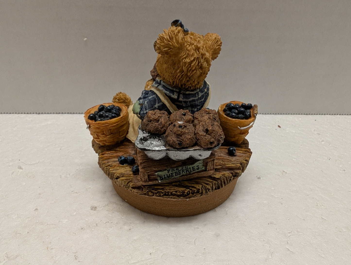 Boyds Candletopper Muffin B. Bluebeary 651216YC Yankee Candle LE image 4