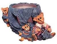 Boyds Votive FS Darby & Jasper Knittin' Kittens 27802 FS image 0