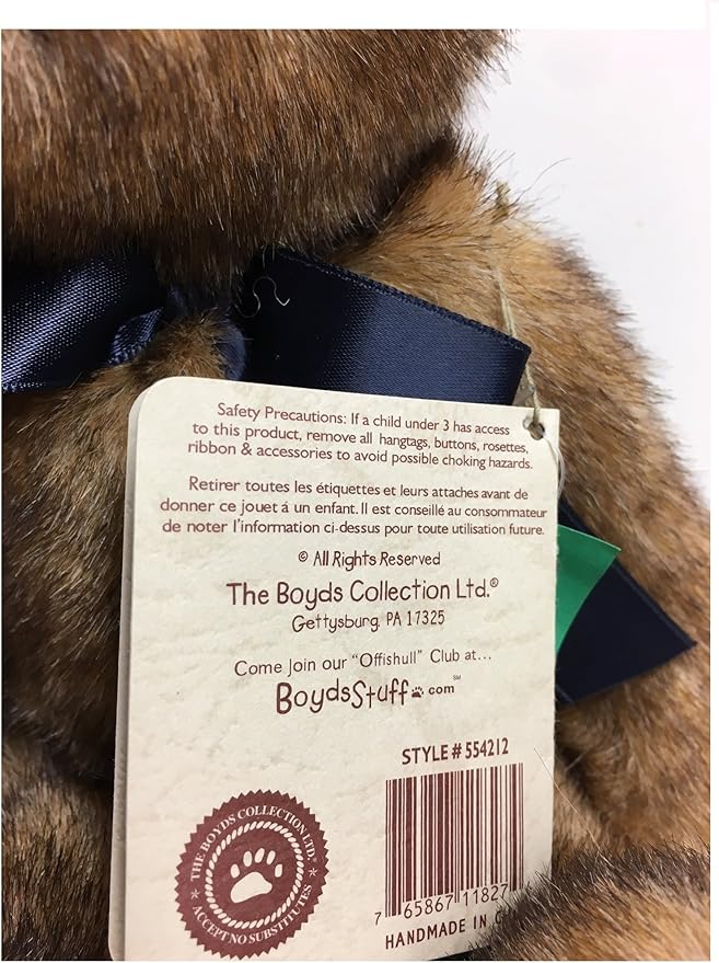 Boyds Bear Plush Winslow Beariman #510317 image 2