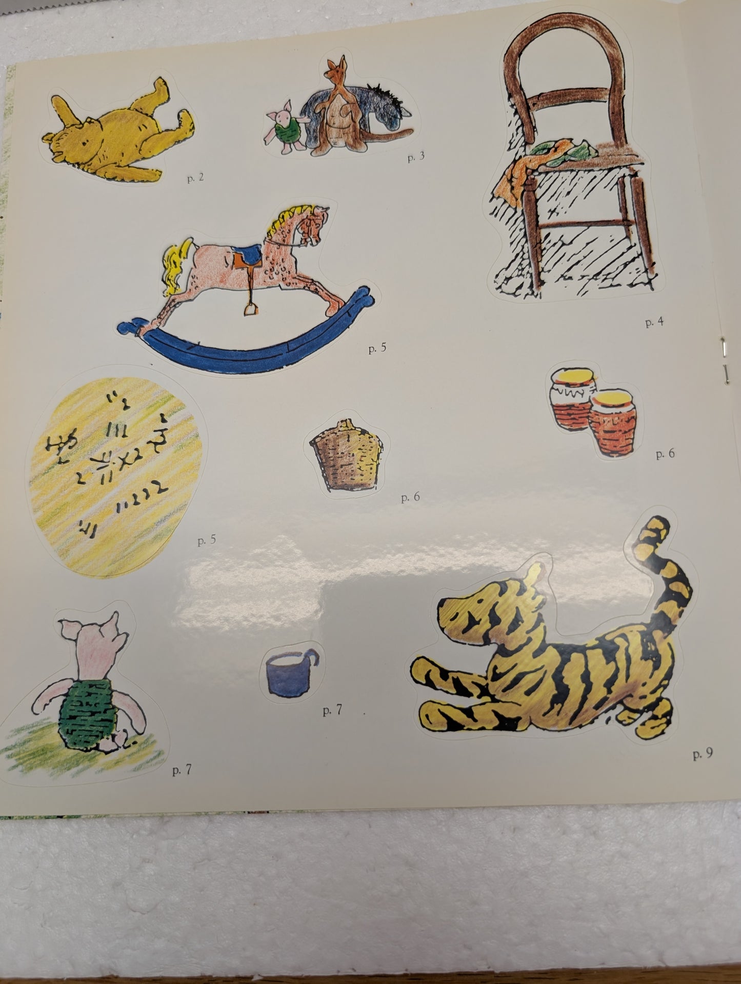 Book Winnie the Pooh's Adventures with Christopher Robin AA Milne Sticker Book image 4
