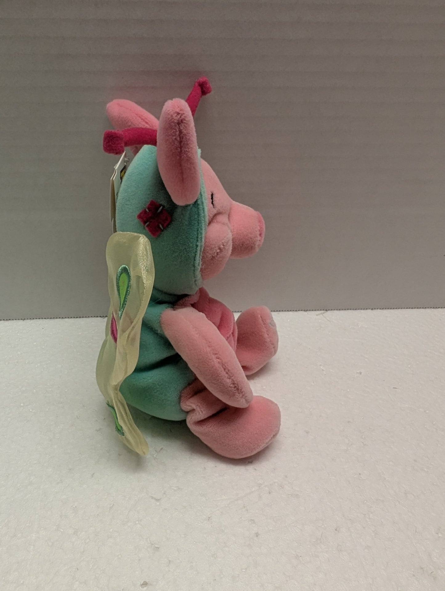 Disney Bean Bag Mouseketoys Piglet Butterfly 8" 130450 image 2