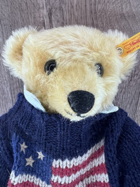 Steiff Ralph Lauren Polo Bear The American Flag Bear Ltd Ed 3500 image 5