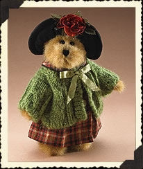 Boyds Bear Plush Bailey Green Sweater 9199-25 image 0