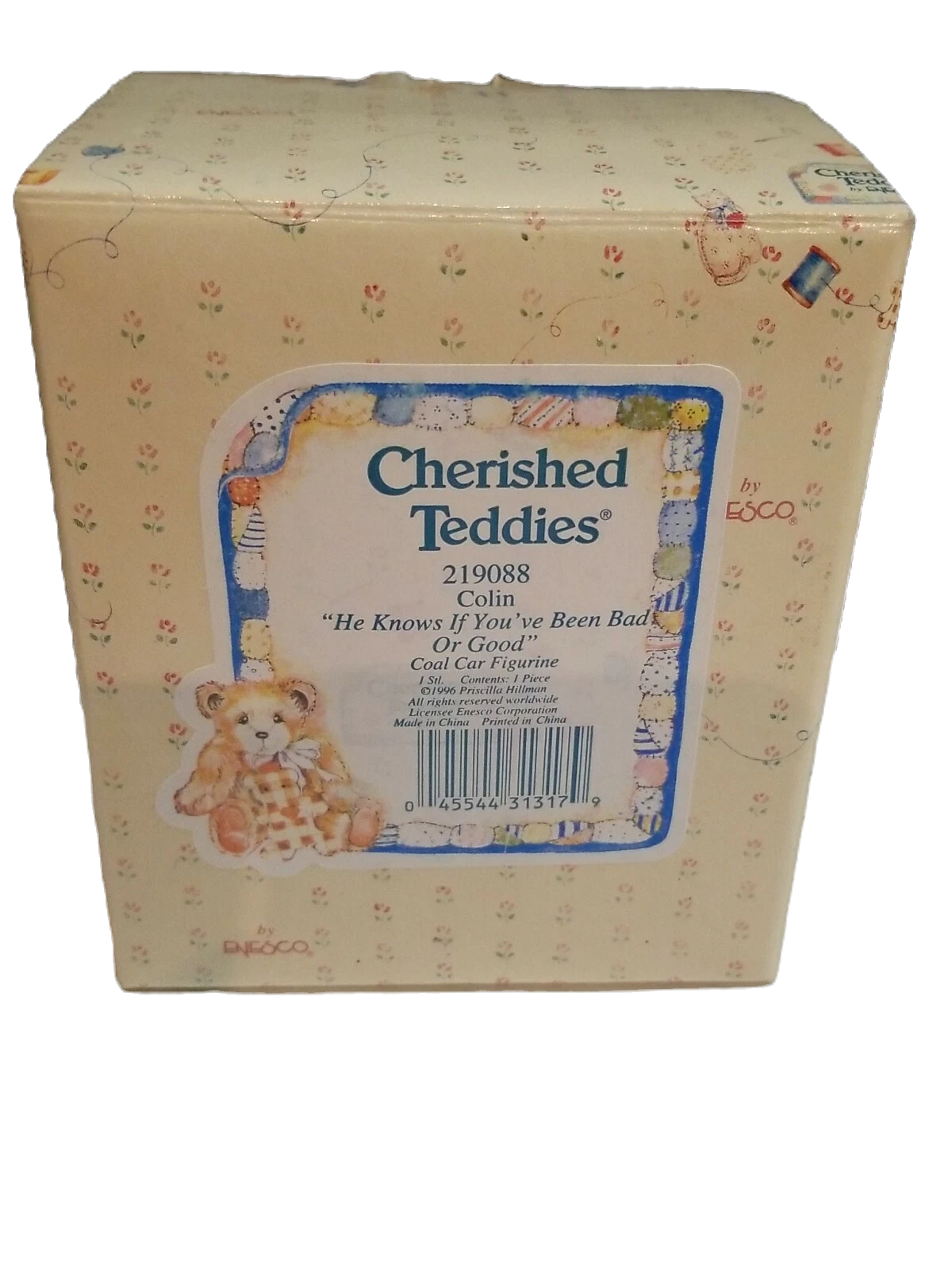 Cherished Teddies Train Coal Car Colin 219088 image 7