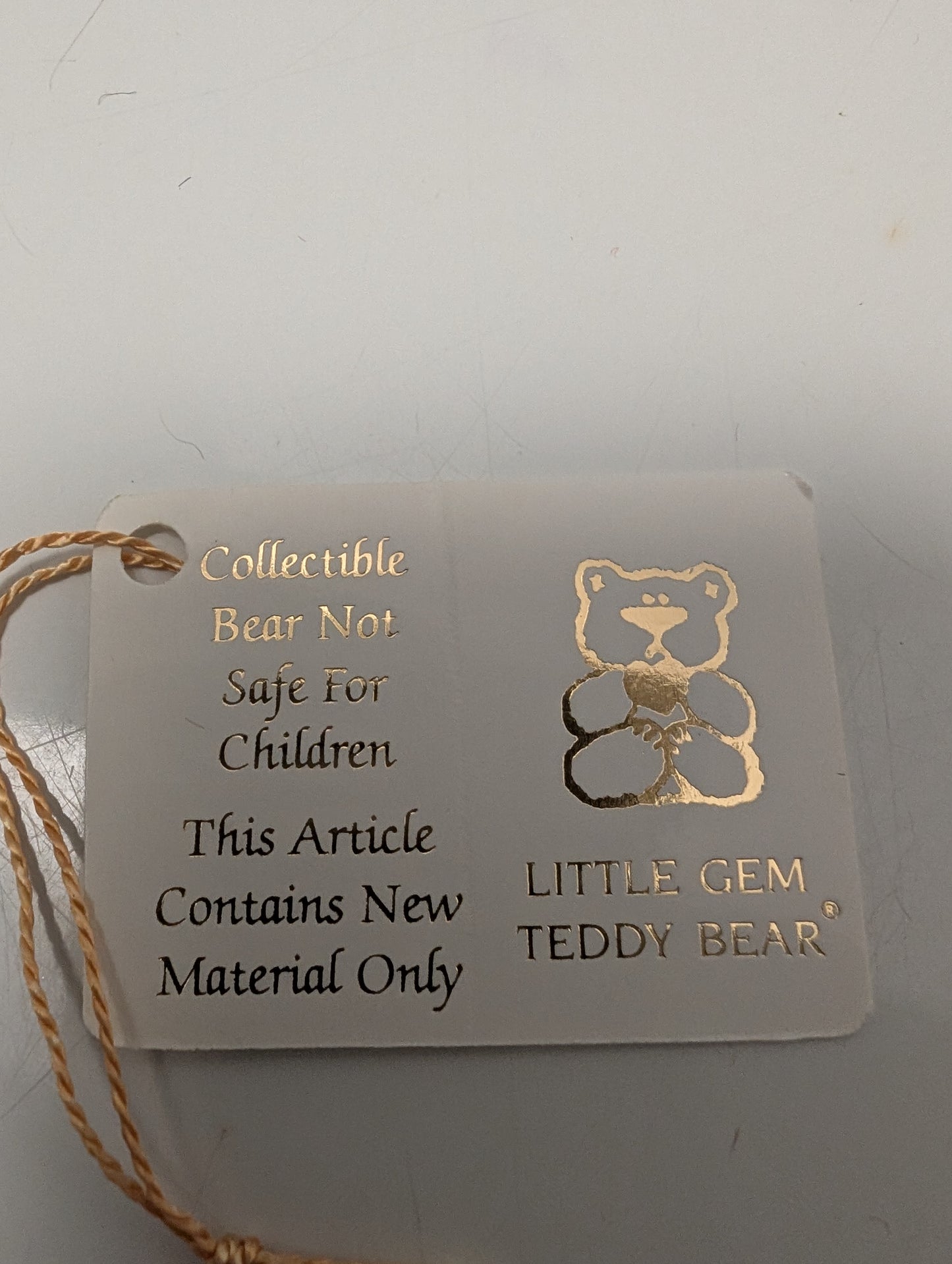 Little Gems Mademoiselle Rouge Teddys Exclusive Mini Mohair Bear image 6