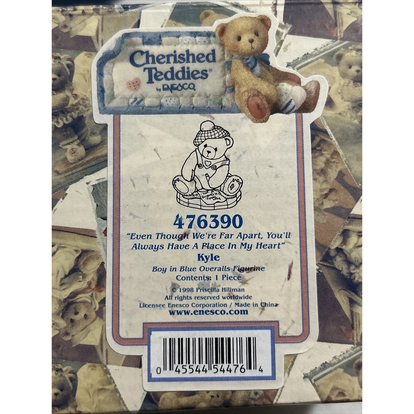 Cherished Teddies Kyle Resin Teddy Bear 476390 image 4