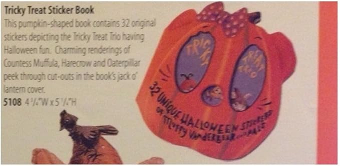 North American Halloween Tricky Trio Sticker Book #5108 image 5