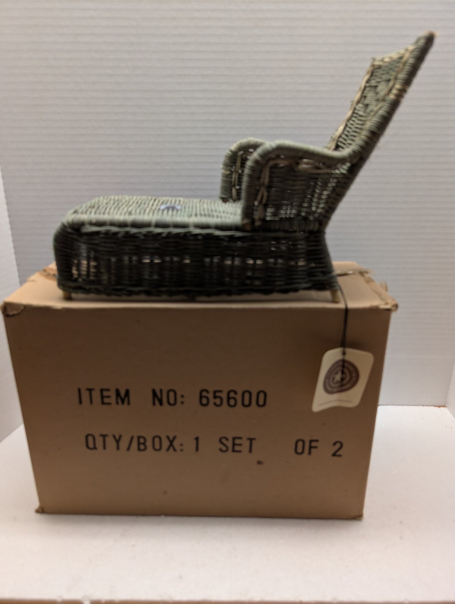 Boyds Accessories Katie's Wicker Lounge #65600 image 2