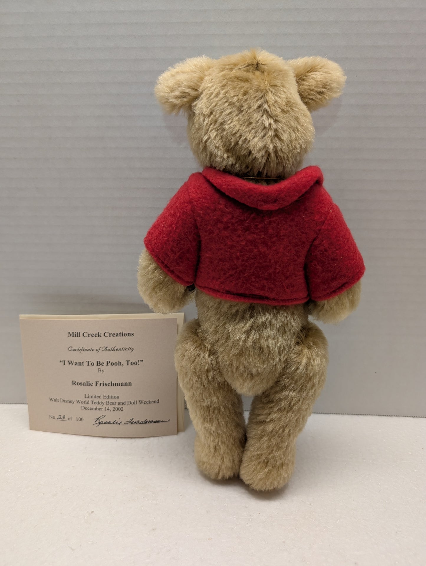 Mill Creek Creations I Want to Be Pooh, Too! Ltd Ed 100 Mohair 12 image 3