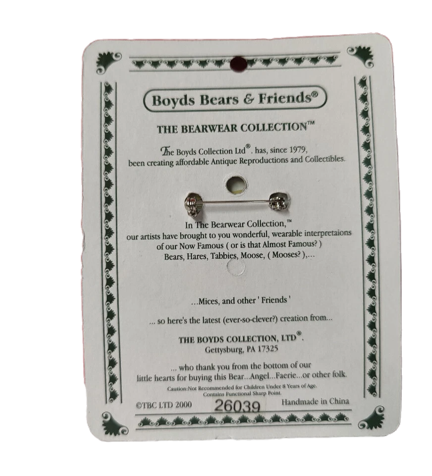 Boyds Pin Bearwear Charity Angelhug and Everychild Cherish thBoye Children 26039 image 1