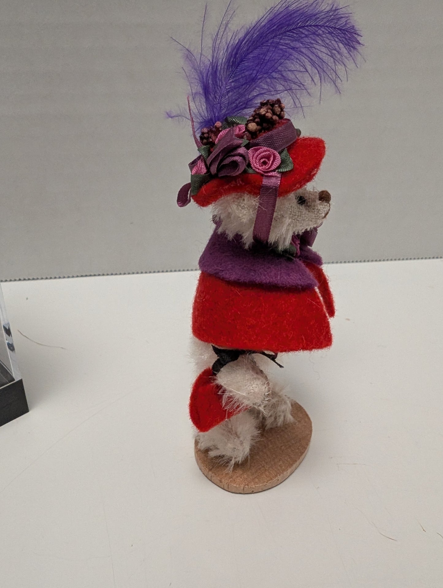 Little Gems Mademoiselle Rouge Teddys Exclusive Mini Mohair Bear image 4