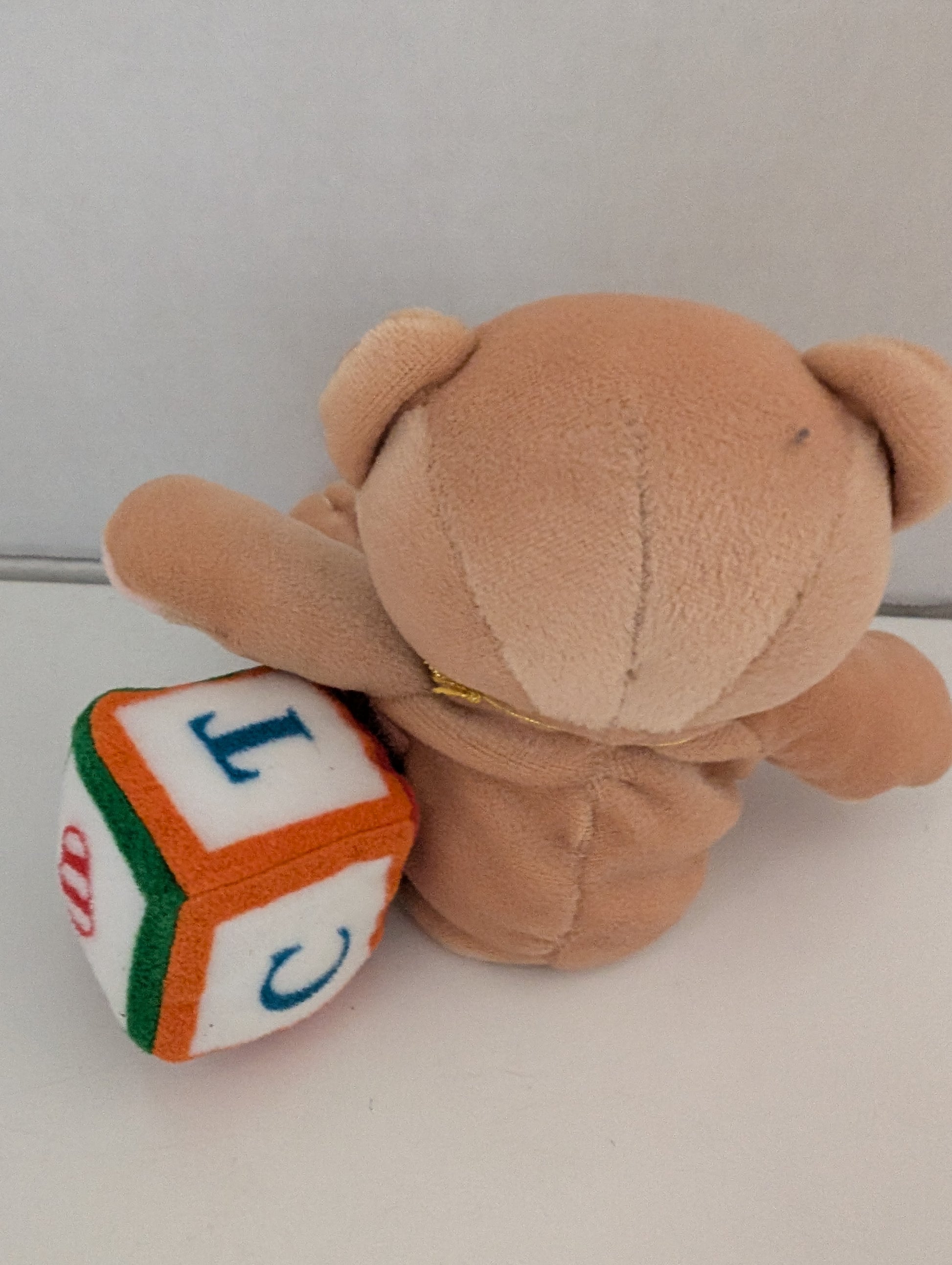 Cherished Teddies Bear Tug a Heart Teddies 790702 Teddy w. Block image 5