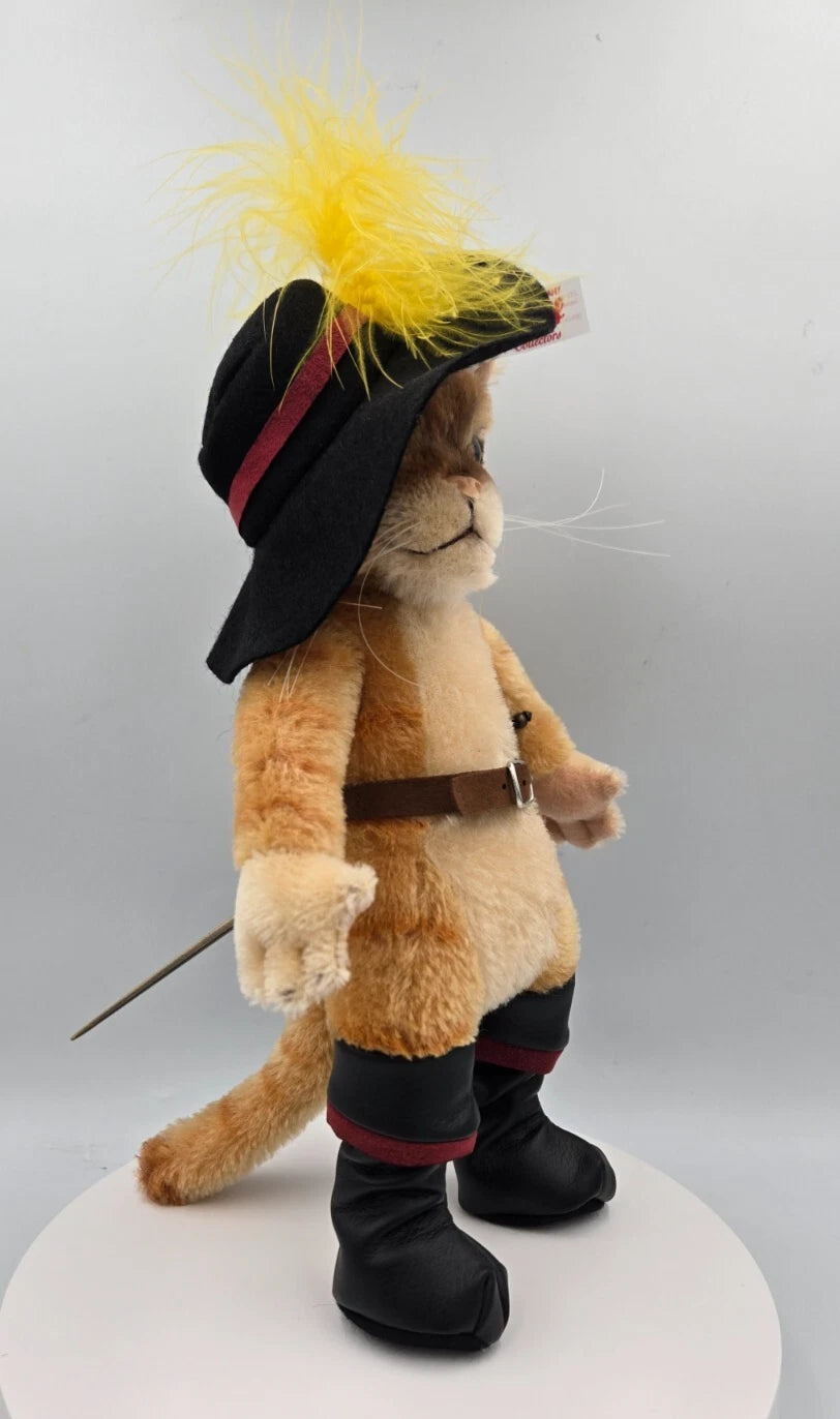 Steiff Puss in Boots 26cm Golden Brown image 1