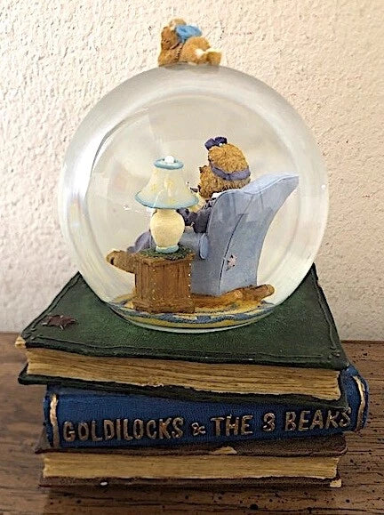 Boyds Waterglobe Bearstone Nanny & Tristan 270621 image 4