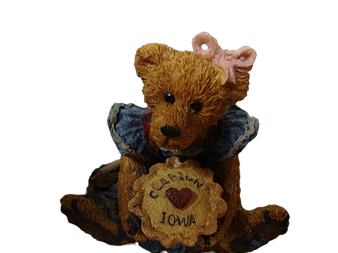Boyds Bear Resin Clarion Iowa 1995 Figurine Sweetie Pie image 0
