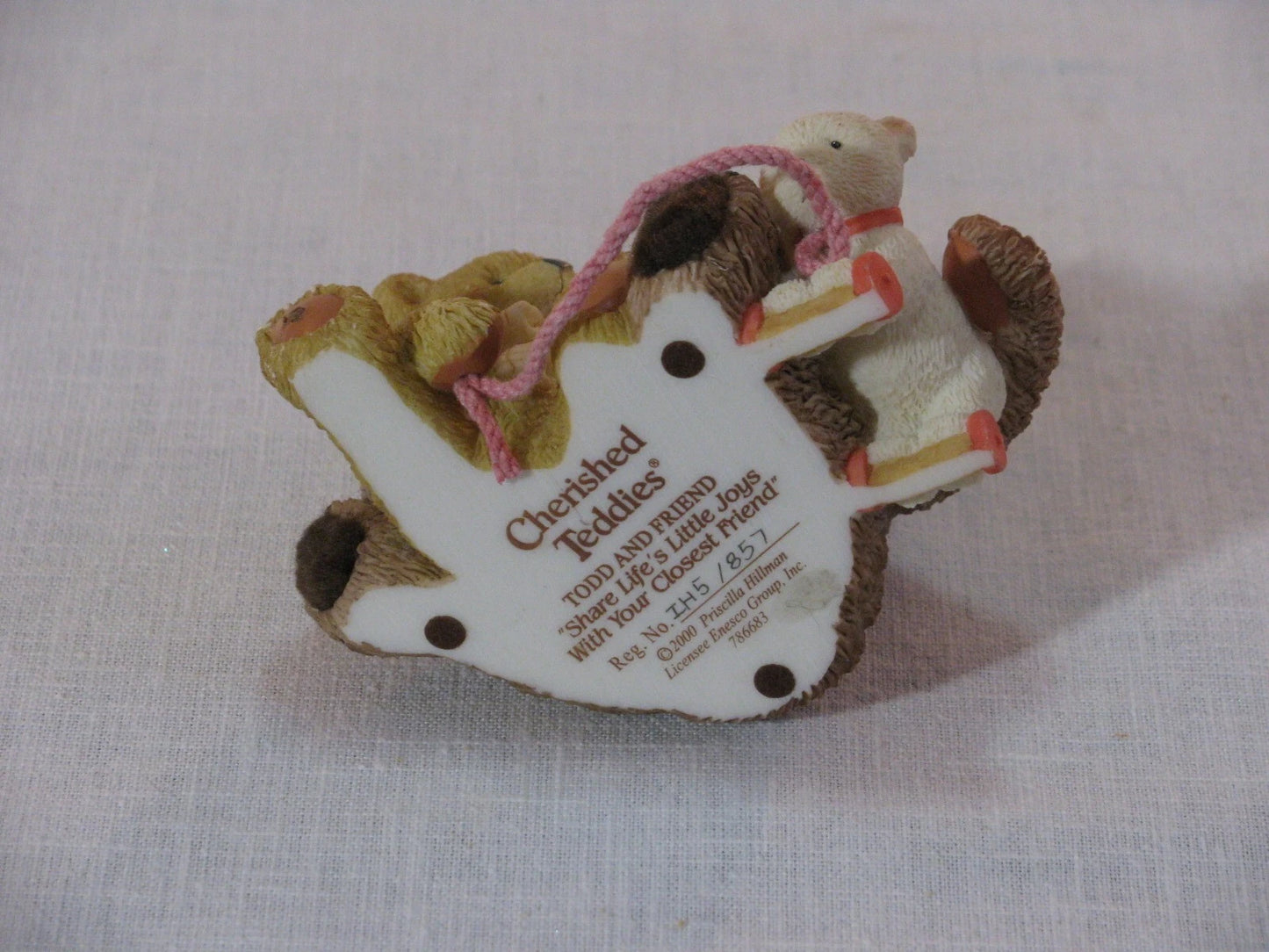 Cherished Teddies Todd And Friend 786683 image 5