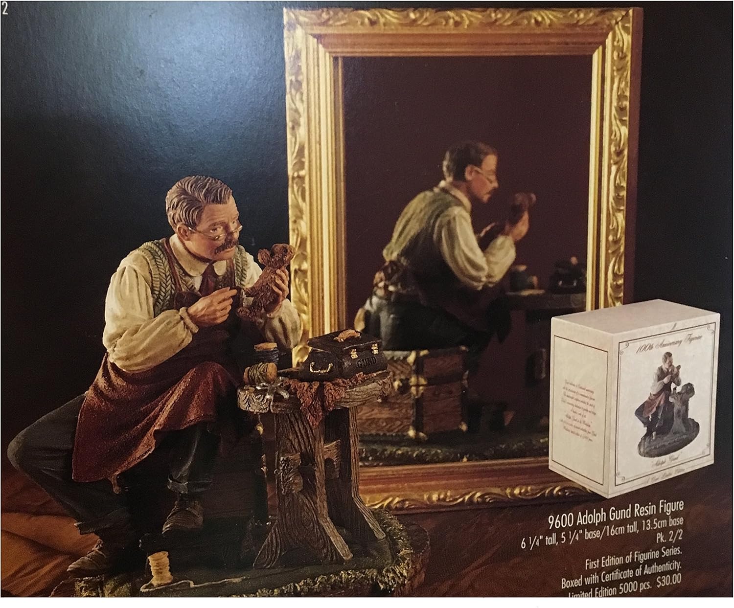 Gund Resin Figurine Adolph 100th Anniversary 9600 image 1