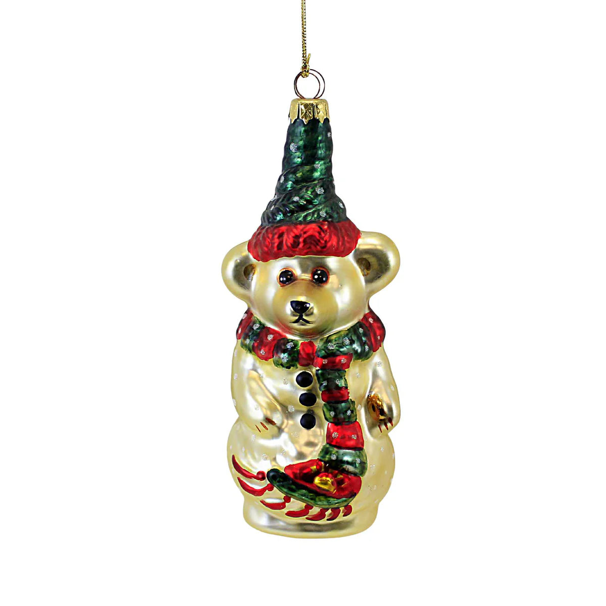 Boyds Glass Ornament Olaf 391001 Snowman image 2