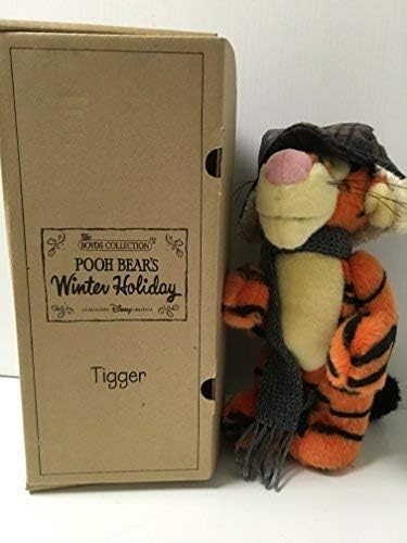 Boyds Disney Winter Holiday Tigger 12" 95980DS with Scarf and Hat image 0