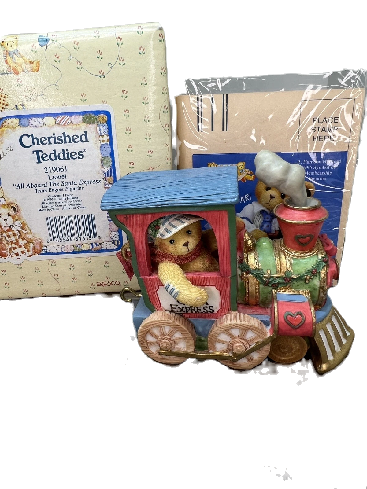 Cherished Teddies Lionel "All Aboard the Santa Express" 219061 image 1