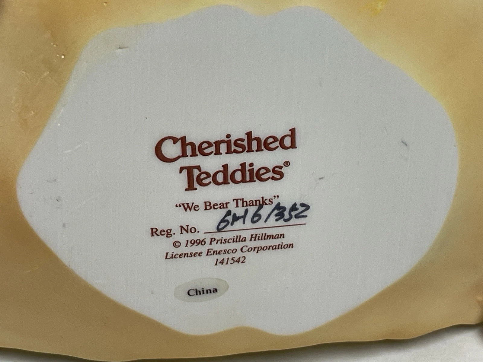 Cherished Teddies Thanksgiving Table Figurine With Dog # 141542. image 9