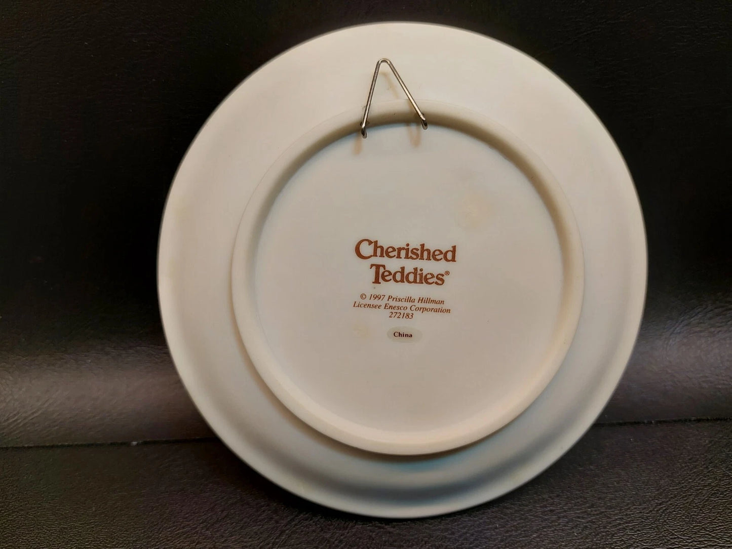 Cherished Teddies The Season To Believe 272183 Christmas Bear Plate�1997 image 1