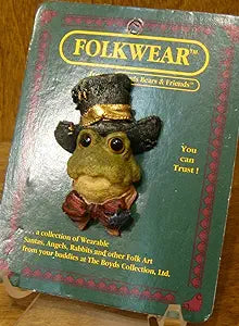 Boyds Pin Folkwear Fenton J Padworthy The Formal Frog 26412 image 5