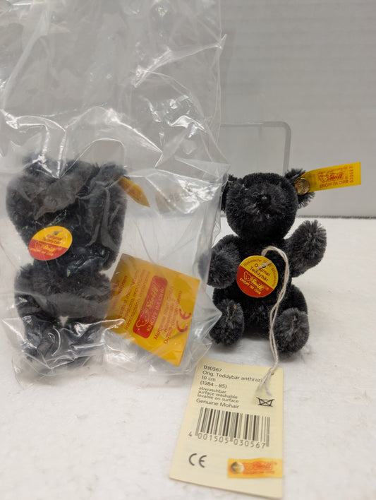 Steiff Charcoal 10cm Fully Jointed Bear 0212/10 image 0