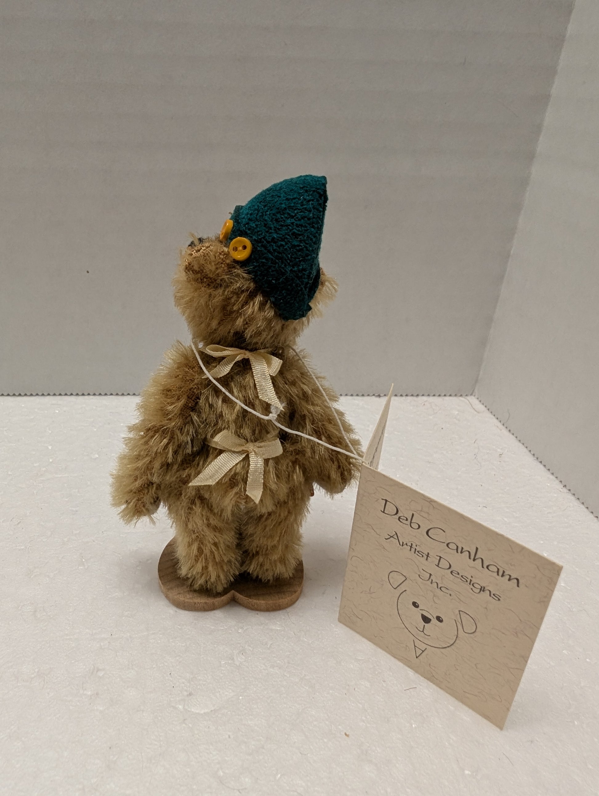 Deb Canham Miniature Bear Carpenter 311 From The Alice Collection Ltd Edition image 1