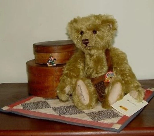 Steiff 2002 100 Years Steiff Teddy Bears 35cm LE1500 Bronze 680229 image 0
