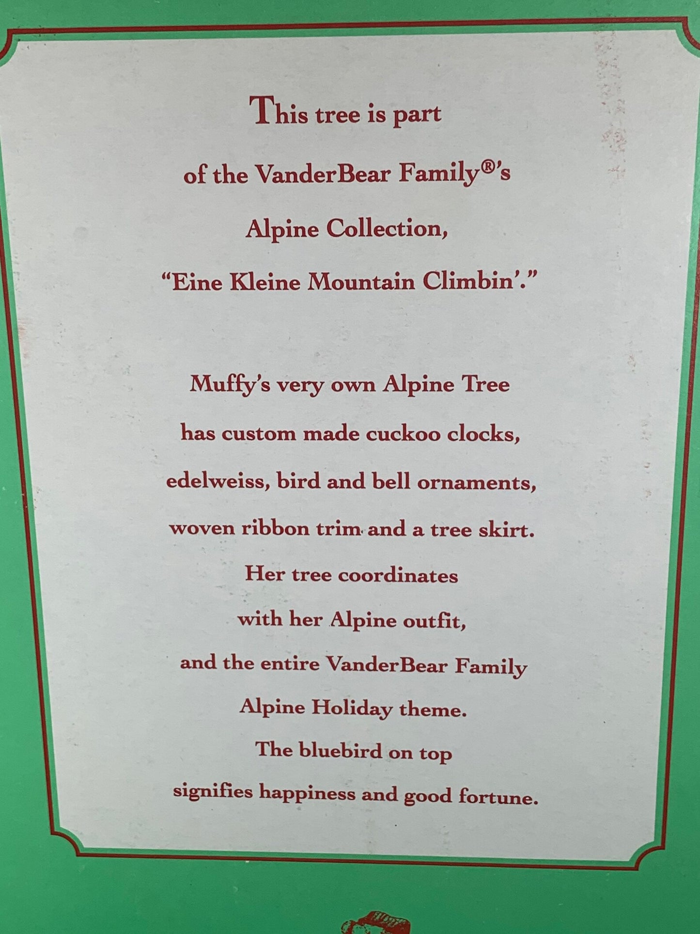 North American Alpine Christmas Tree for Muffy Vander 10" image 1
