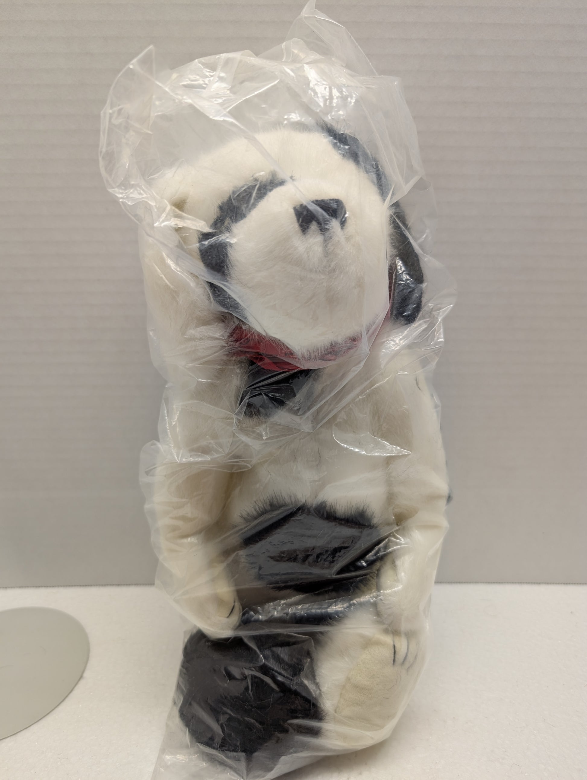Boyds Dog Duffy P. Hydrant 16" 540301-07 Black & White Scruffy Pup image 1