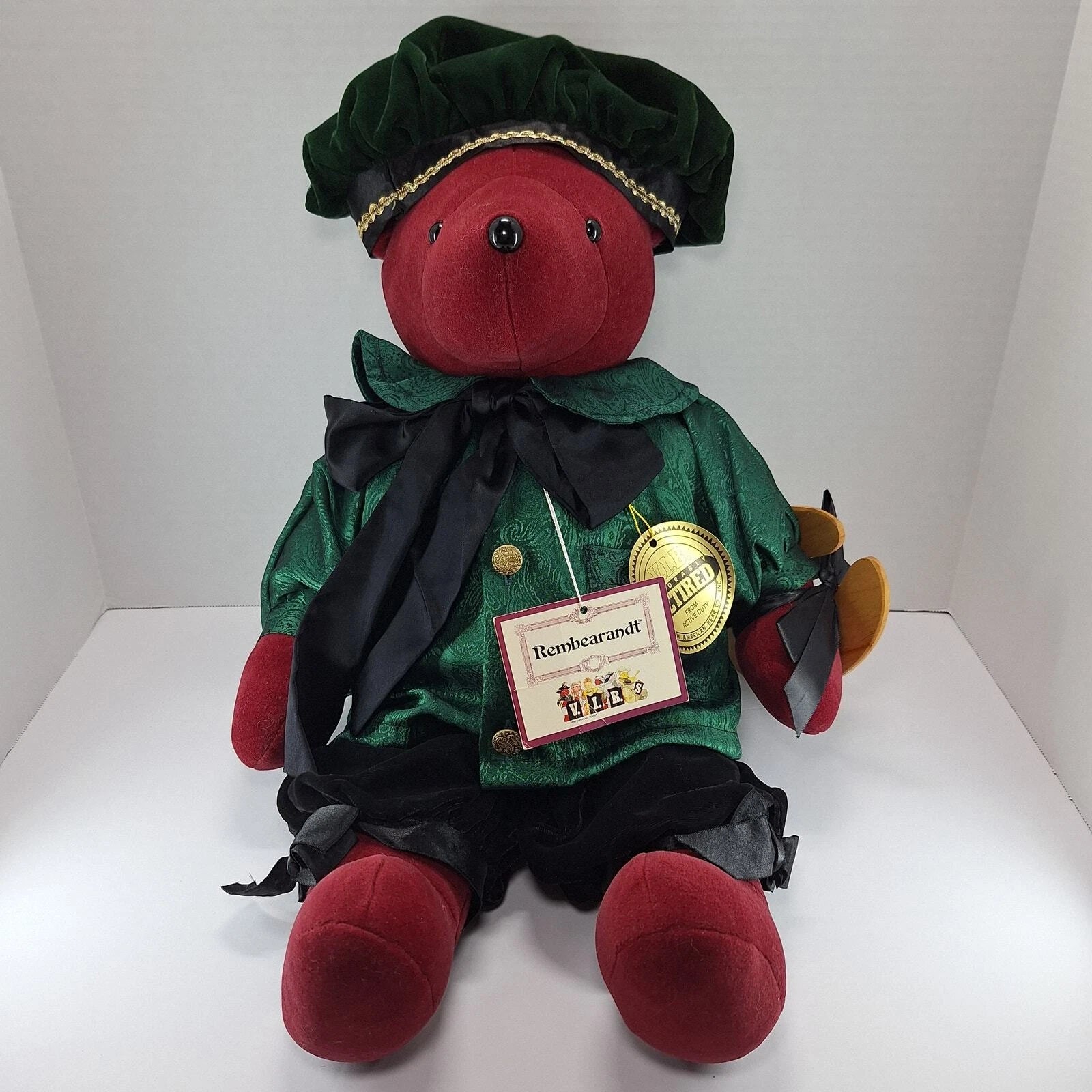 North American Bear VIB 20" Cloth Bear VIB REMBEARANDT Artist Bear  3040 image 0