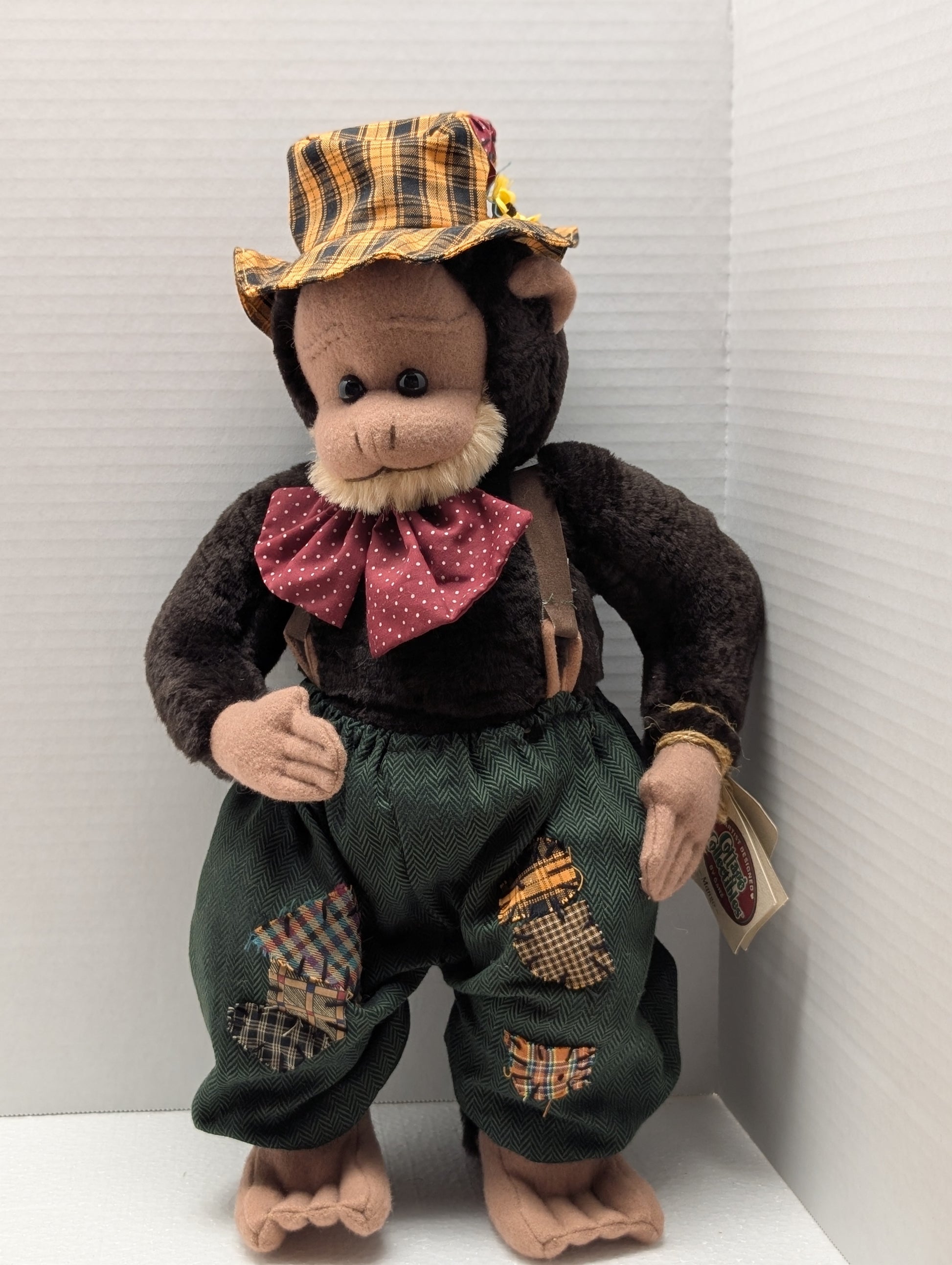 Ganz Cottage Collectibles Mango Monkey Yes/No tail mechanism. 17" CC0026 image 8