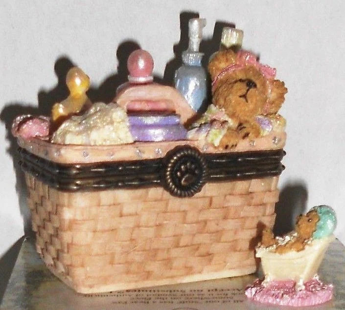 Boyds Treasure Box Bubbles Relax a Lot 392162LB Longenburger image 1