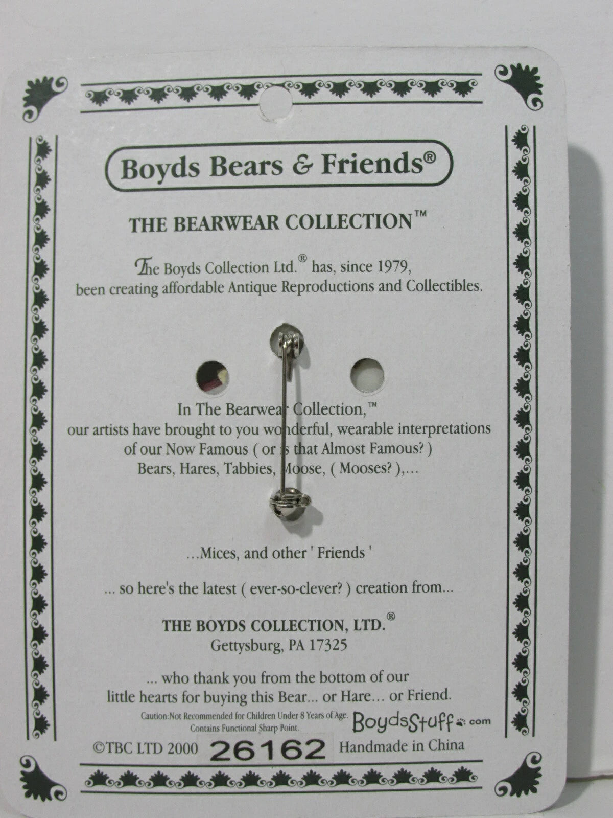 Boyds Pin Bearwear Ima Mom w. Sweat Pea 26162 All in a Day's Work image 1