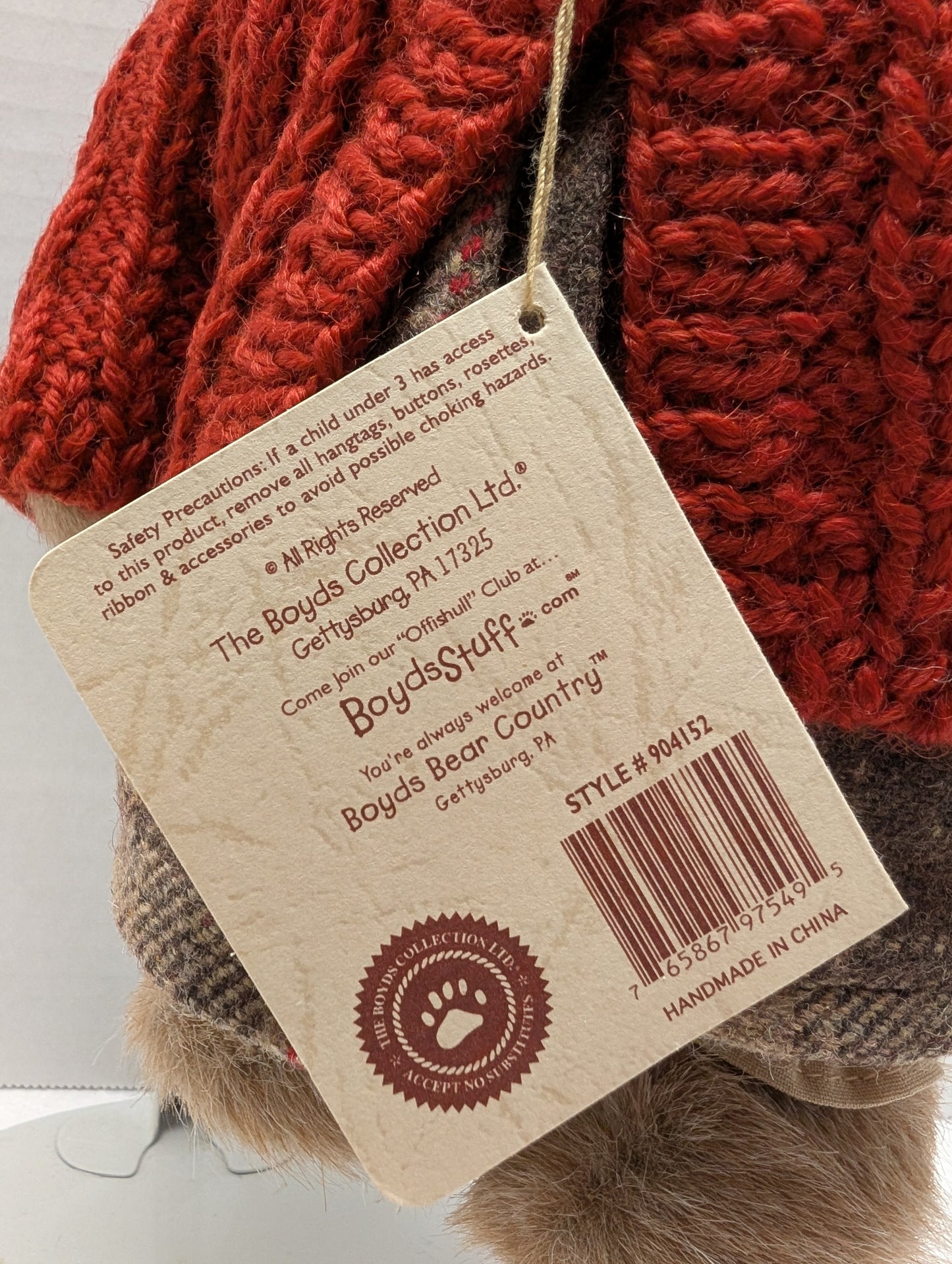 Boyds Bear Plush Meg Autumnfest  904152 image 1