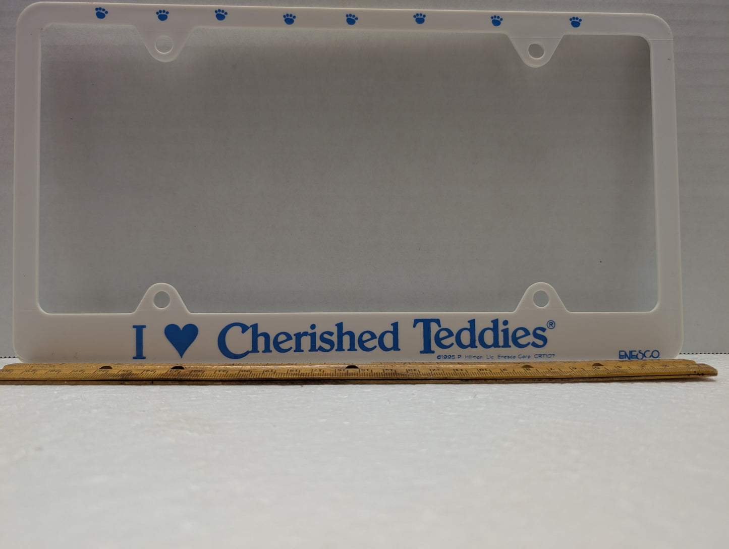 Cherished Teddies Acces License Plate cover Plastic I Love Cherished Teddies image 1