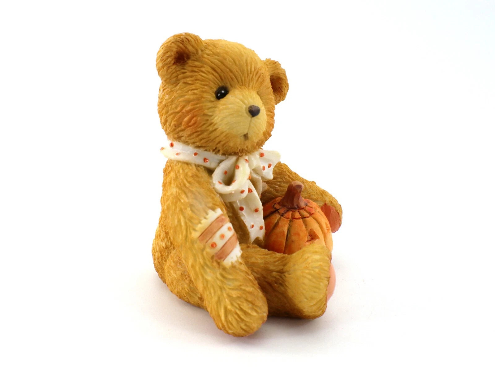 Cherished Teddies OSCAR ? OCTOBER #914843 Jack-o-Lantern Pumpkin image 5