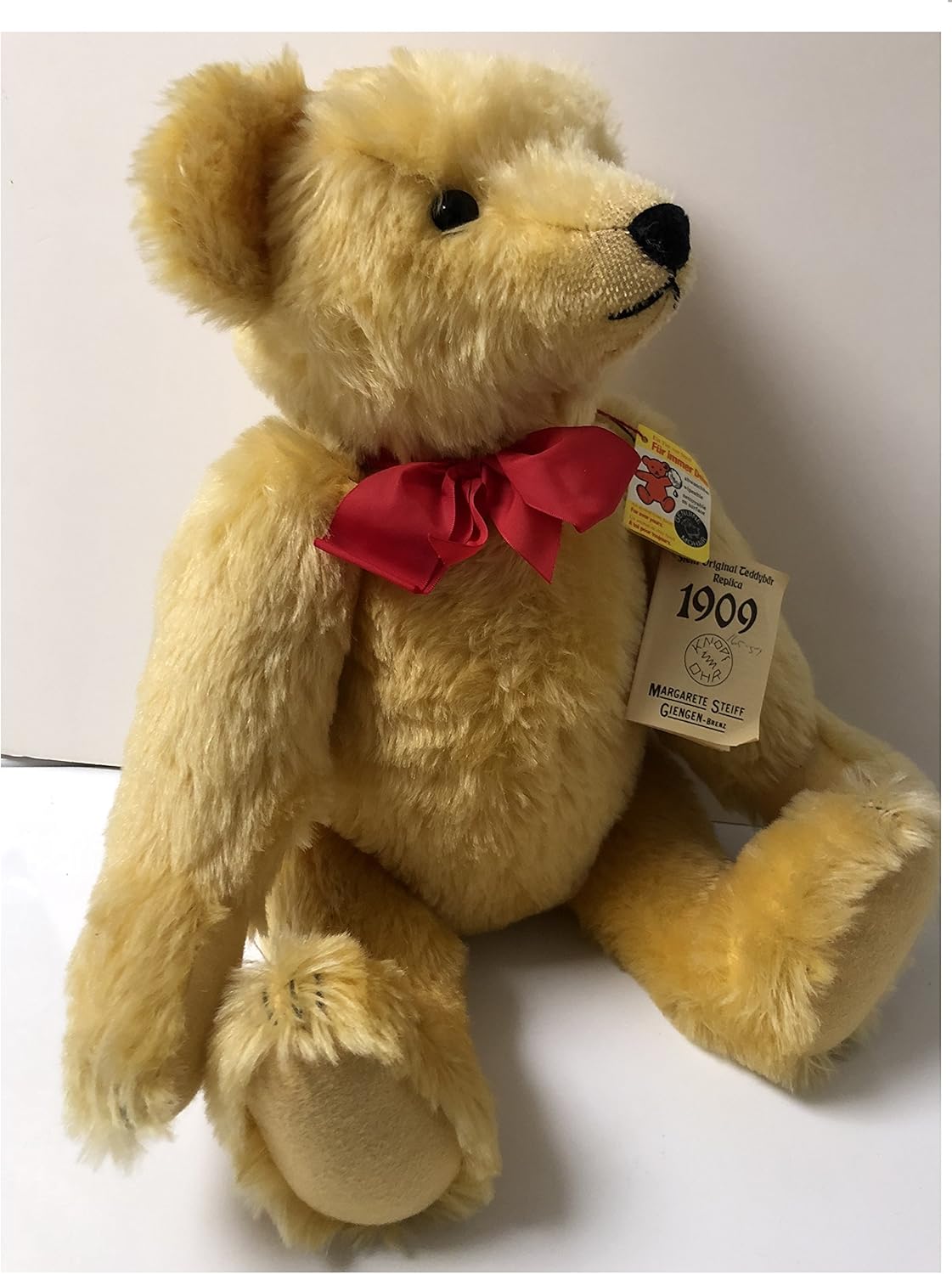 Steiff Gold Mohair 1909 Replica 51cm 0165/51 image 2