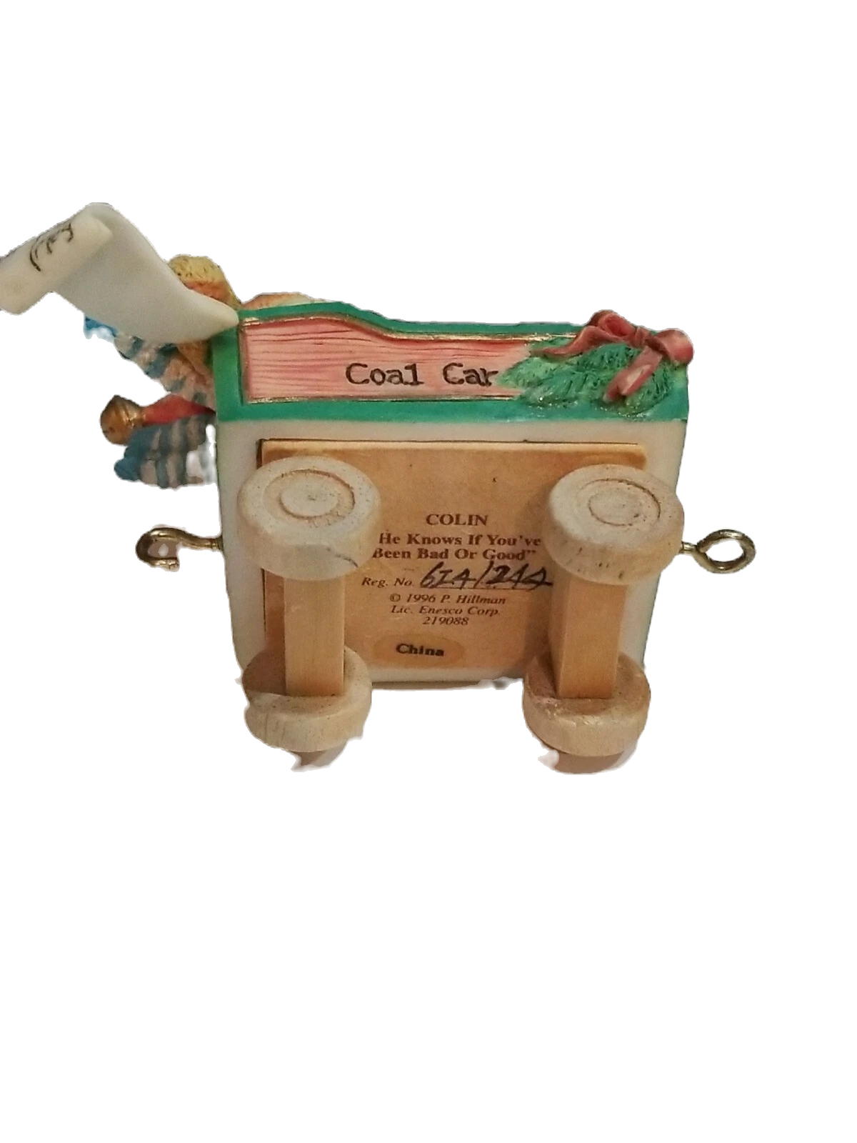 Cherished Teddies Train Coal Car Colin 219088 image 3